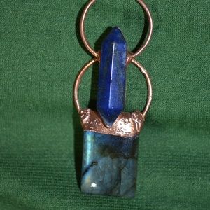 TVD Lapis Lazuli & Labradorite Copper Necklace